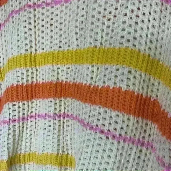 NWT Chelsea & violet open weave cropped sweater s - Picture 7 of 7